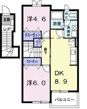エスポワールEの間取り画像