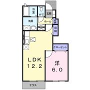 プリート．カーサCの間取り画像