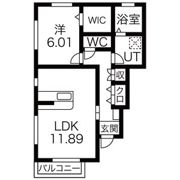 ルミウス B棟の間取り画像