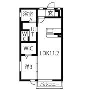 ゼフィール小人町の間取り画像