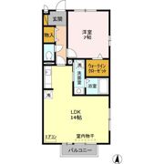 ベイサージュの間取り画像