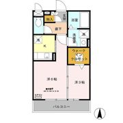 ベルレージュの間取り画像