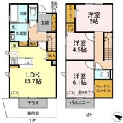 メゾン アンソレイエの間取り画像