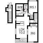 グレイシャスの間取り画像