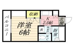 ロックフィル瀬下の間取り画像