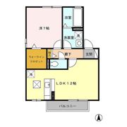 リビングタウン八日市場 Cの間取り画像