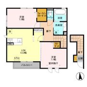 センテリュオの間取り画像