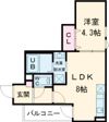 Cherim（シェリム）試験場前1の間取り画像