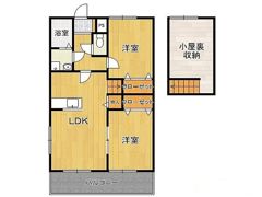 ビオス広川Aの間取り画像