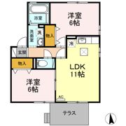 リビングタウン盛南 Aの間取り画像