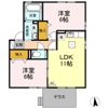 リビングタウン盛南 Aの間取り画像