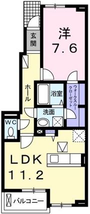 オリーブ赤穂Ⅱの間取り画像