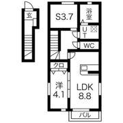 ルワンジュ A棟の間取り画像