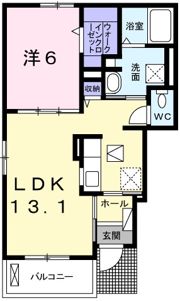 ラフレシール和．なごみⅠの間取り画像