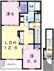 ラフレシール和．なごみⅡの間取り画像