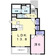 グリーンヴィレヂBの間取り画像