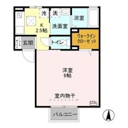 ゴールドパストラル Ⅱの間取り画像