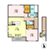 アヴニールの間取り画像
