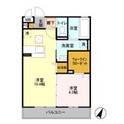 ピラタス Ⅹの間取り画像