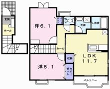 モーニンググローリーⅡの間取り画像