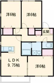 サニーハイツ大島の間取り画像