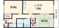 メゾンタキガワの間取り画像