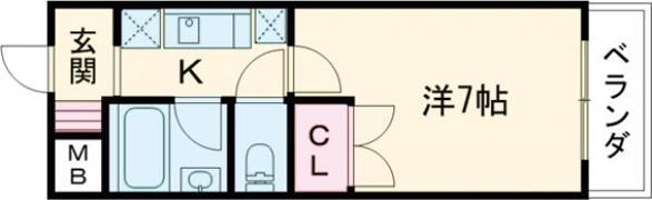 メゾンオームラの間取り画像