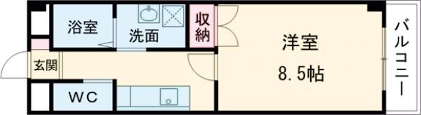 Dear courtの間取り画像