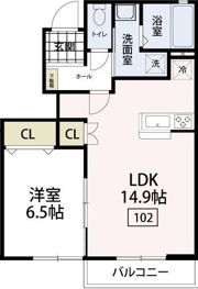 エルメゾン南栗原の間取り画像