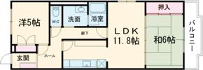 エレガンス宝殿の間取り画像