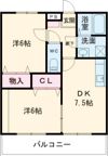 メゾンソレイユAの間取り画像