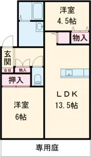 メゾングレーヌの間取り画像