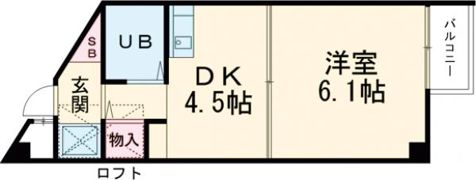 加古川ヤングパレスの間取り画像