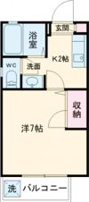 アンクラージュ北在家の間取り画像