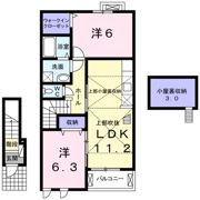 イマージュの間取り画像