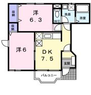 カフリーィエAの間取り画像