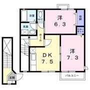 グランパレス Ⅰの間取り画像