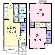ソレビューフランⅡの間取り画像