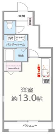 コゥジィーコートの間取り画像