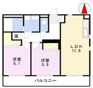 BRAIN福崎の間取り画像