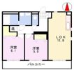 BRAIN福崎の間取り画像