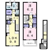 取香牧Bの間取り画像