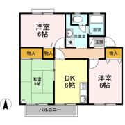 チャコールハイツ ABの間取り画像