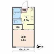 タウニィ新在家Cの間取り画像