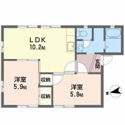 クレスコCの間取り画像