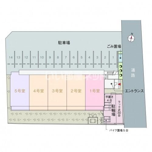 近くに施設あり