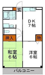 シャトレ手柄の間取り画像