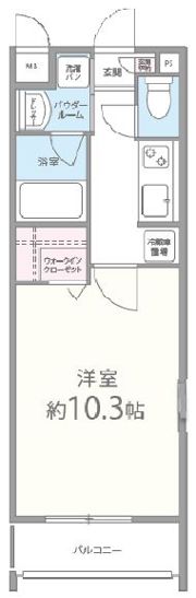 シャ トー揚羽の間取り画像