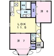 マジョリテAの間取り画像