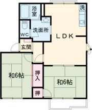 サングリーンハイツの間取り画像